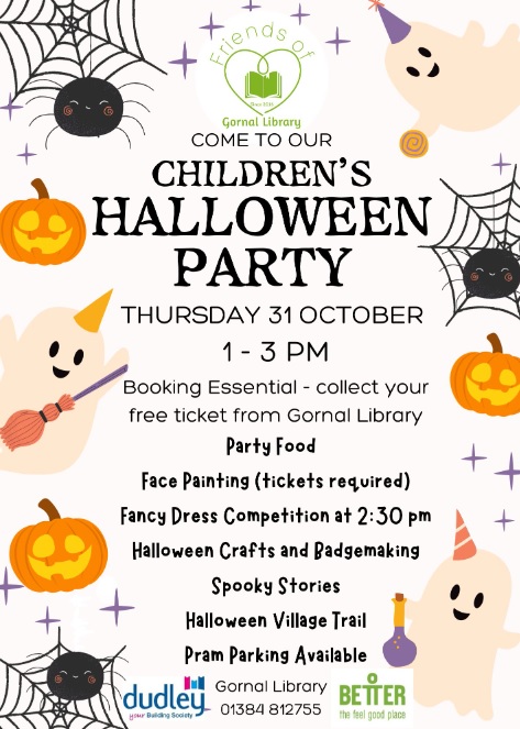 Friends of Gornal Library - Children's Halloween Party